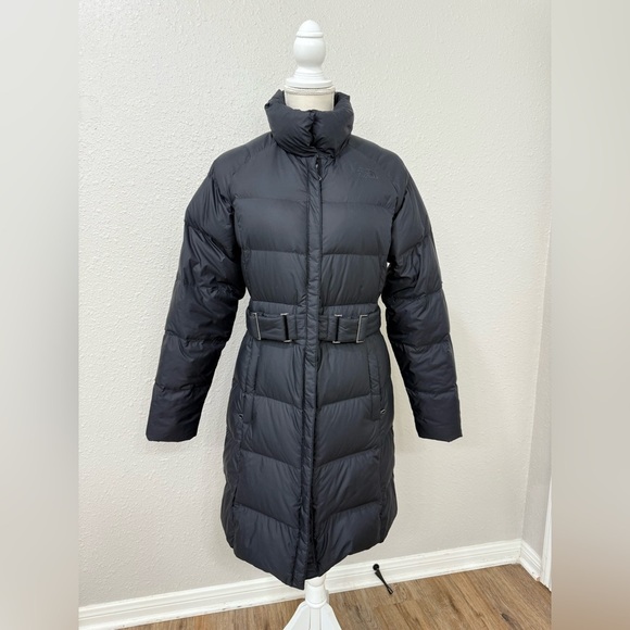 The North Face Jackets & Blazers - The North Face Women's Caroline Black Long Puffer Coat with Belt Size M